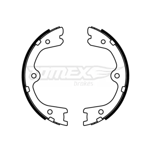 Sada brzdových čeľustí TOMEX Brakes TX 22-23