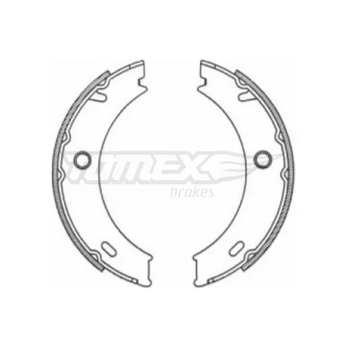 Sada brzdových čeľustí TOMEX Brakes TX 21-18