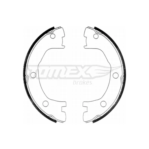 Sada brzdových čeľustí TOMEX Brakes TX 21-41