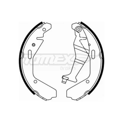 Sada brzdových čeľustí TOMEX Brakes TX 21-94