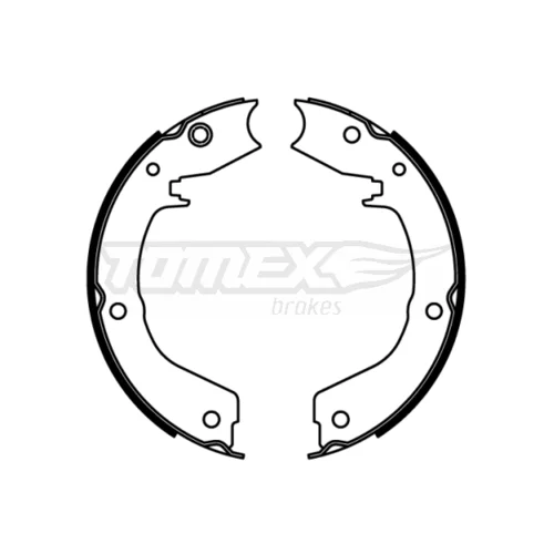 Sada brzdových čeľustí TX 22-19 (TOMEX Brakes)