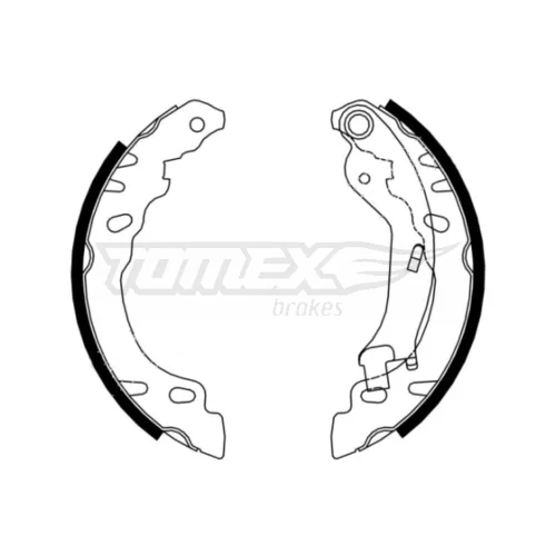 Sada brzdových čeľustí TOMEX Brakes TX 21-61