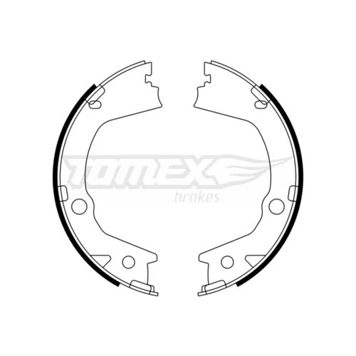 Sada brzdových čeľustí TOMEX Brakes TX 23-16