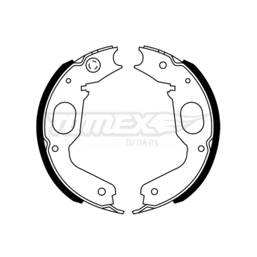 Sada brzdových čeľustí TOMEX Brakes TX 22-73