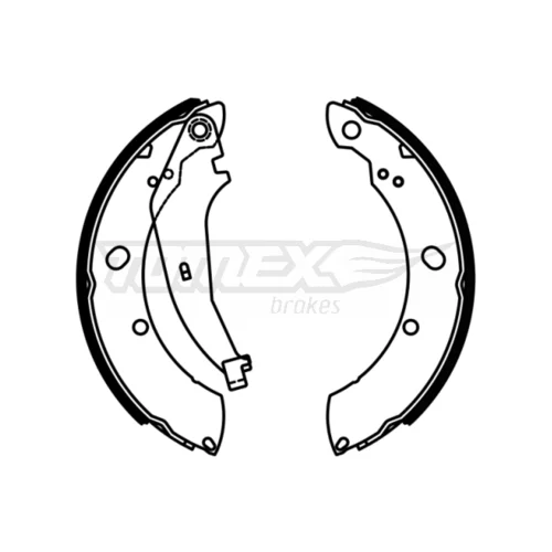 Sada brzdových čeľustí TOMEX Brakes TX 22-97