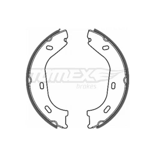 Sada brzdových čeľustí TOMEX Brakes TX 20-36