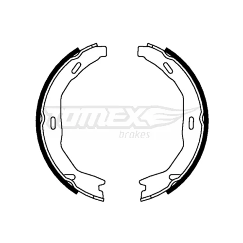 Sada brzdových čeľustí TOMEX Brakes TX 22-15