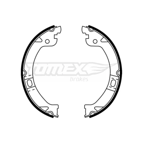 Sada brzdových čeľustí TOMEX Brakes TX 22-26