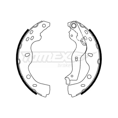 Sada brzdových čeľustí TOMEX Brakes TX 22-38