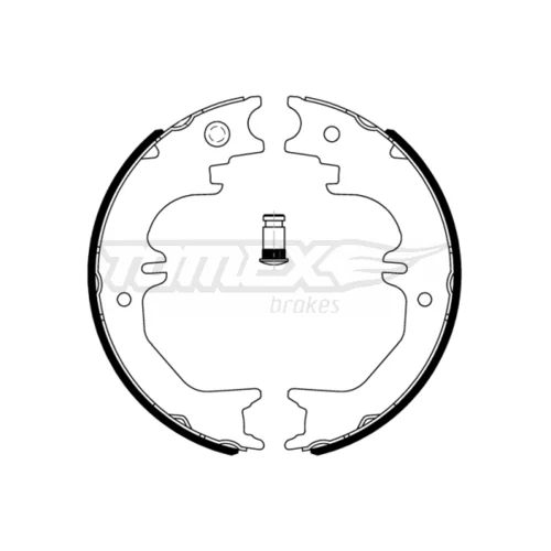 Sada brzdových čeľustí TOMEX Brakes TX 22-64