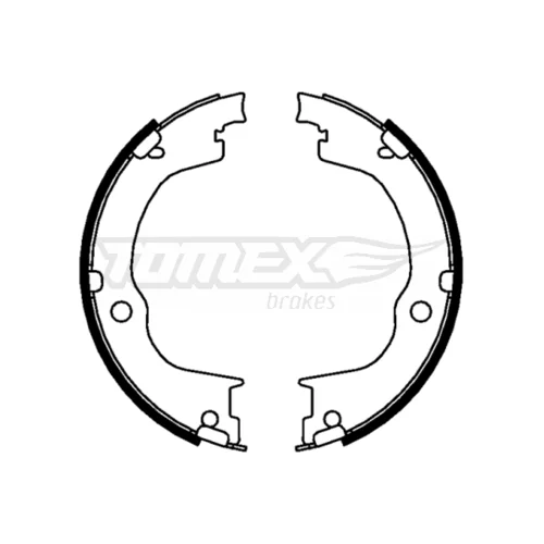 Sada brzdových čeľustí TOMEX Brakes TX 22-77