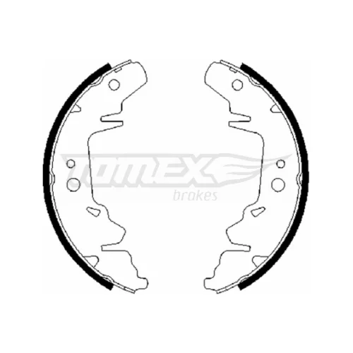 Sada brzdových čeľustí TOMEX Brakes TX 21-64