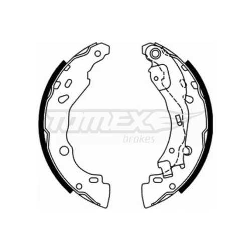 Sada brzdových čeľustí TX 21-77 (TOMEX Brakes)