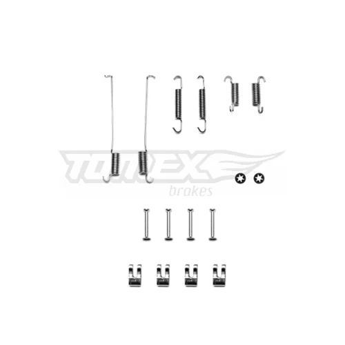 Sada príslušenstva brzdovej čeľuste TOMEX Brakes TX 40-22