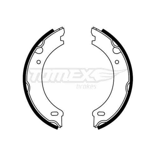 Sada brzdových čeľustí TOMEX Brakes TX 22-09