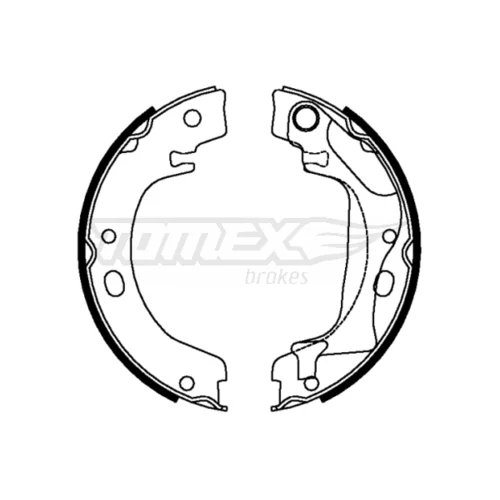 Sada brzdových čeľustí TOMEX Brakes TX 22-28