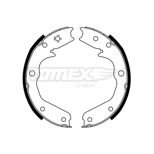 Sada brzdových čeľustí TOMEX Brakes TX 22-43