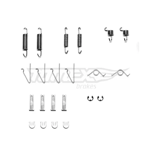 Sada príslušenstva brzdovej čeľuste TOMEX Brakes TX 40-40
