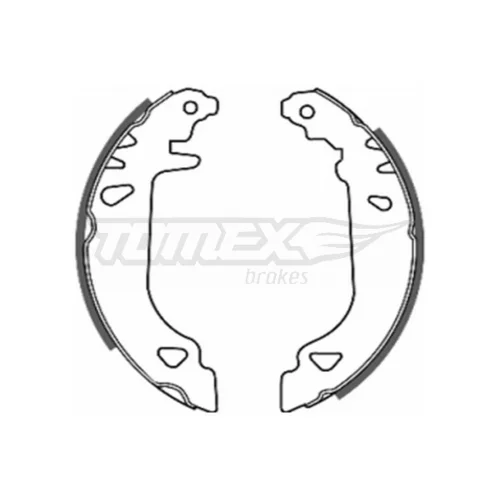 Sada brzdových čeľustí TOMEX Brakes TX 20-19