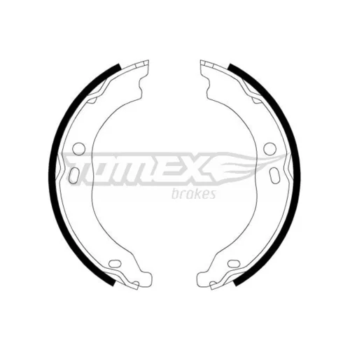 Sada brzdových čeľustí TOMEX Brakes TX 21-99