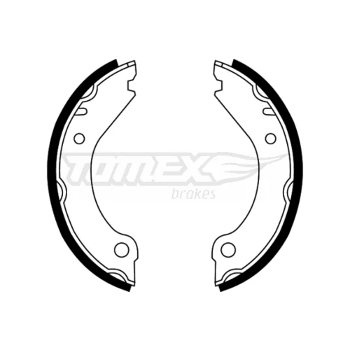 Sada brzdových čeľustí TOMEX Brakes TX 22-08