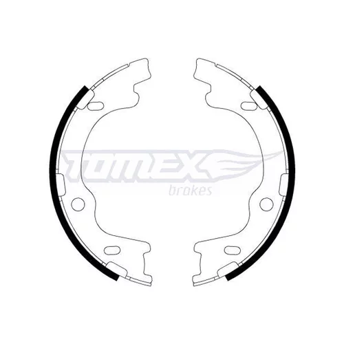 Sada brzdových čeľustí TOMEX Brakes TX 22-20