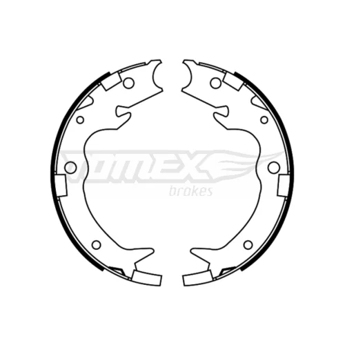 Sada brzdových čeľustí TOMEX Brakes TX 22-65