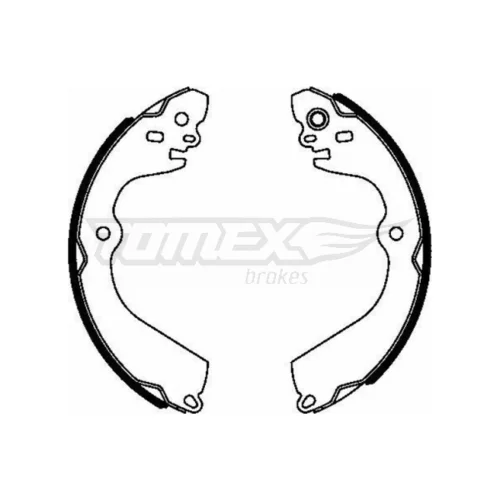 Sada brzdových čeľustí TOMEX Brakes TX 23-07