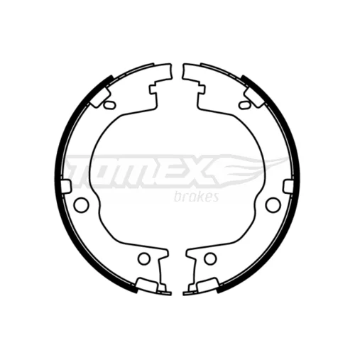 Sada brzdových čeľustí TOMEX Brakes TX 22-55