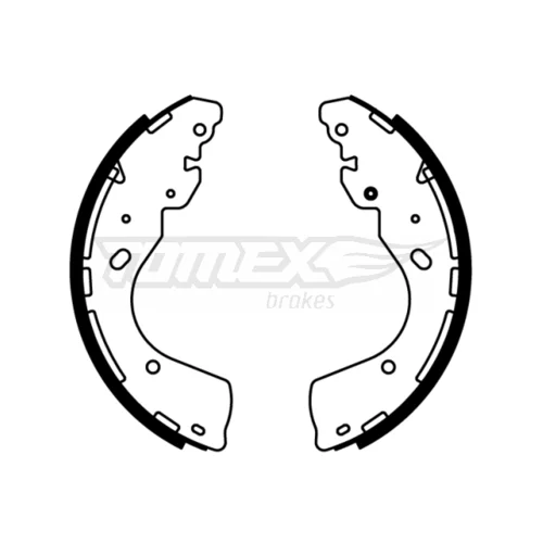 Sada brzdových čeľustí TOMEX Brakes TX 22-66