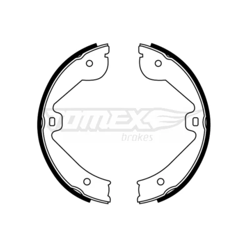 Sada brzdových čeľustí TOMEX Brakes TX 22-67