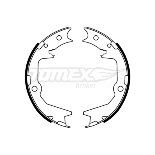 Sada brzdových čeľustí TOMEX Brakes TX 22-39