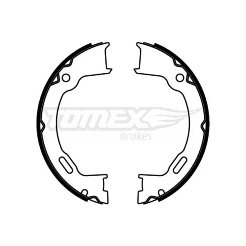 Sada brzdových čeľustí TOMEX Brakes TX 22-62