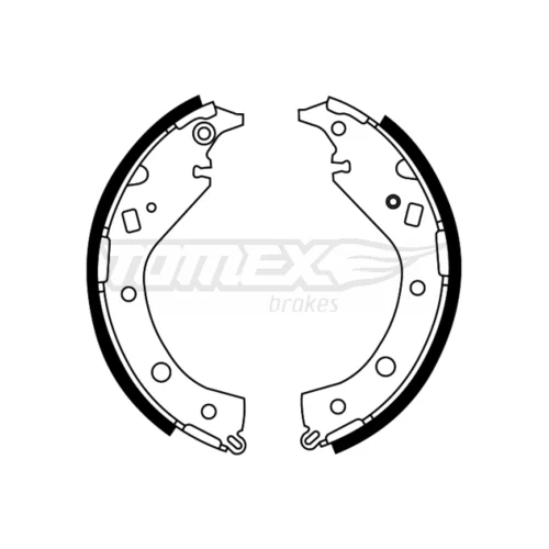 Sada brzdových čeľustí TX 22-07 (TOMEX Brakes)