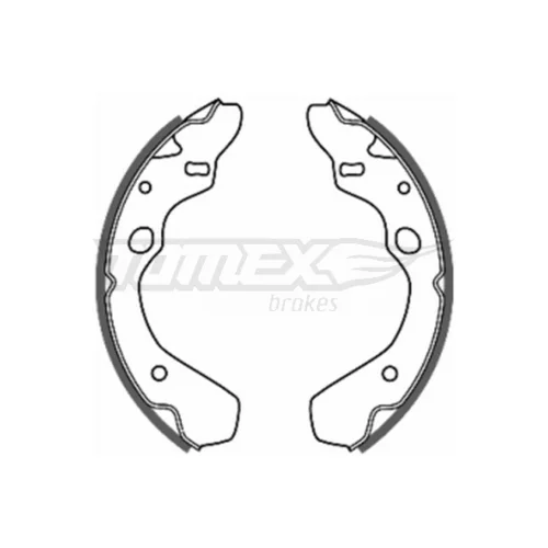 Sada brzdových čeľustí TX 20-38 (TOMEX Brakes)