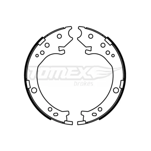 Sada brzdových čeľustí TOMEX Brakes TX 22-51