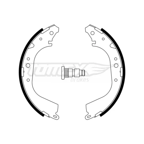 Sada brzdových čeľustí TX 23-35 (TOMEX Brakes)