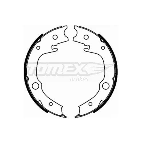 Sada brzdových čeľustí TOMEX Brakes TX 21-86