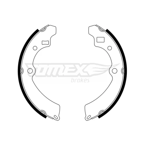 Sada brzdových čeľustí TOMEX Brakes TX 23-32