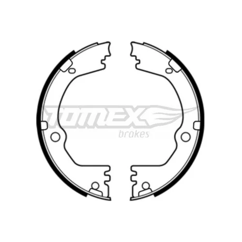 Sada brzdových čeľustí TOMEX Brakes TX 23-48