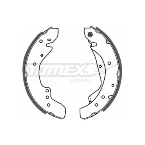 Sada brzdových čeľustí TOMEX Brakes TX 20-03