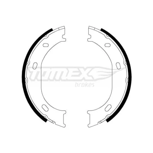 Sada brzdových čeľustí TX 21-17 (TOMEX Brakes)