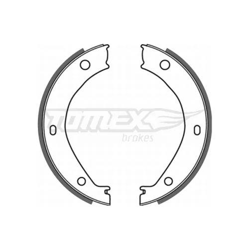 Sada brzdových čeľustí TOMEX Brakes TX 21-26