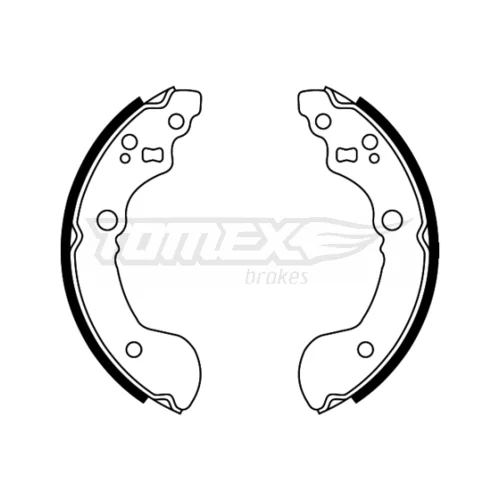 Sada brzdových čeľustí TX 22-31 (TOMEX Brakes)