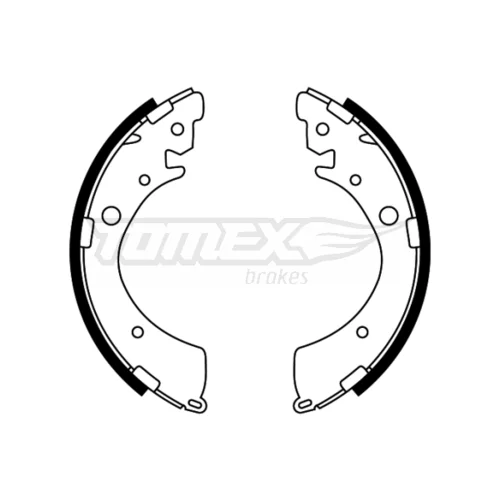 Sada brzdových čeľustí TOMEX Brakes TX 22-40