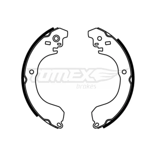 Sada brzdových čeľustí TOMEX Brakes TX 22-91