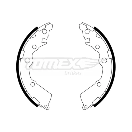 Sada brzdových čeľustí TX 23-18 (TOMEX Brakes)