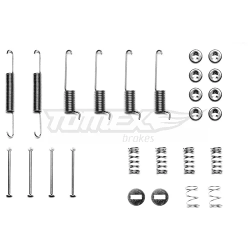 Sada príslušenstva brzdovej čeľuste TOMEX Brakes TX 42-07