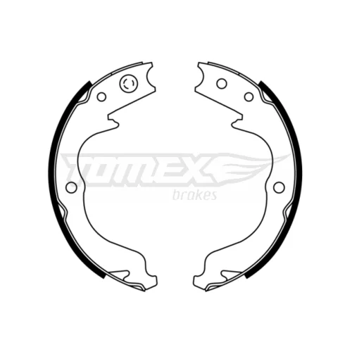 Sada brzdových čeľustí TOMEX Brakes TX 22-81