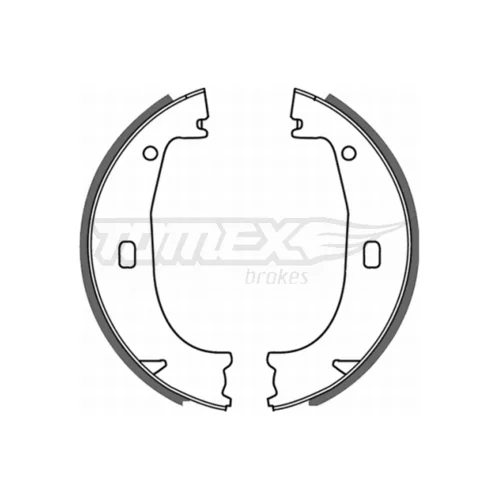 Sada brzdových čeľustí TOMEX Brakes TX 21-23